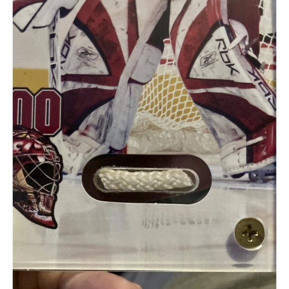 2005 Curtis‎ Joseph 'Cujo' Phoenix Coyotes NHL Piece Of Net 400th Win Ltd Ed - Picture 3 of 3